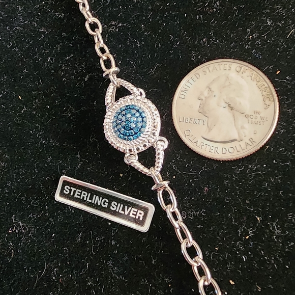 Real blue diamonds bracelet - Picture 5 of 12